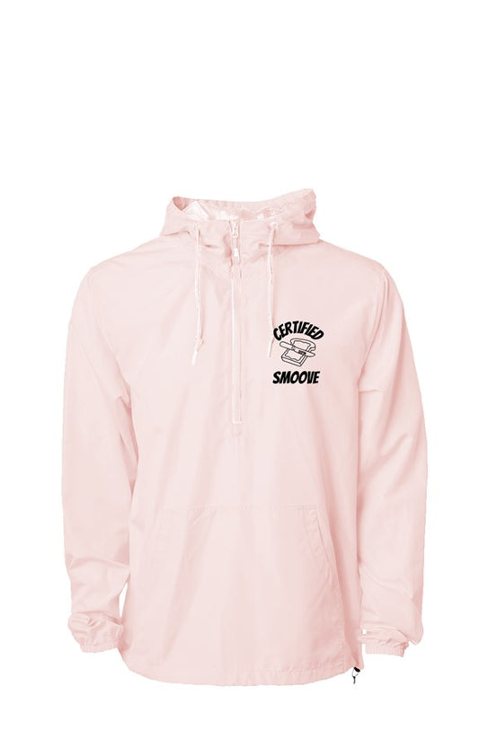 Certified Smoove Pullover Windbreaker - Pink Blush
