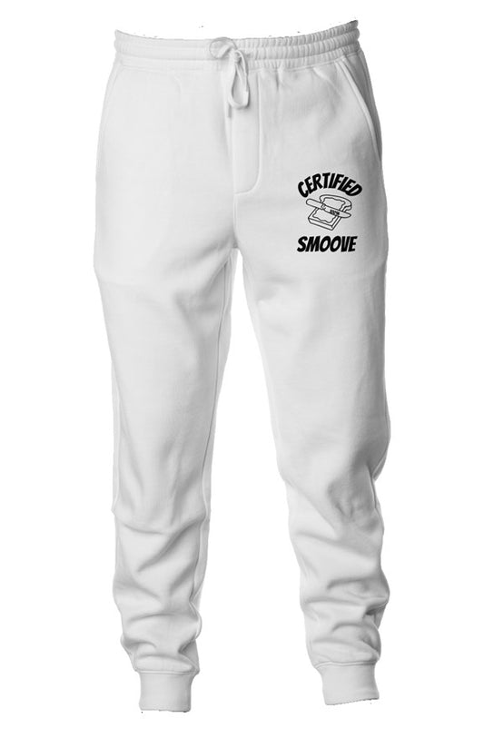 Certified Smoove Unisex Fleece Joggers - White